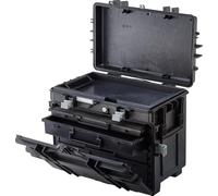 GT LINE AI1.KT01 Carro portaherramientas con Compartimento Inferior para cajones Fabricada en Polipropileno (Exterior 581 x 381 x 455 mm) Negro (ARAI1.KT01)