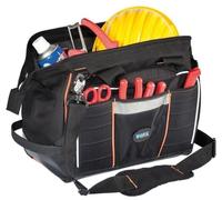 GT LINE TOP 04 N - Bolsa portaherramientas con zona exterior e inferior reforzada con goma (interior 320 x 240 x 210 mm, capacidad de 16 l)