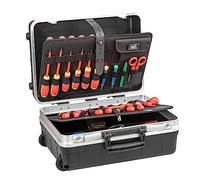 GT LINE - Trolley REVO21 WH PEL Maleta Ruedas Ligera Robusta 452x321x223 | Carro de herramientas con estructura resistente a la corrosión, golpes y temperaturas extremas, ruedas y separadores