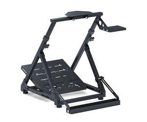 GT OMEGA DD-X Soporte de Volante - Proporciona una estabilidad increíble, ajuste de ángulo y altura, incluye un soporte ajustable para la palanca de cambios