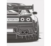 GT-R Composition Notebook, College Ruled, 7.5 X 9.25, 110 pages: A Special-Made Notebook for GT-R Lovers - Open the Book and Write Your Name on the Number Plate!