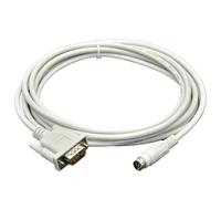GT01-C30R4-8P Cable de programación for Panel táctil HMI Serie FX F940/F920 GOT1000 de 2 m, 3 m y 5 m(3 Metre,White)