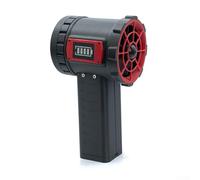 GT100 Turbojet - Ventilador de 64 mm, motor de soplador sin escobillas, 650 W, 1,1-1,4 kg de empuje, refrigeración activa, para aplicaciones de flujo de aire aficionados y profesionales (negro + rojo)