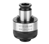 GT12 JIS M8 Mandril de máquina de taladrar Taladro eléctrico neumático Adaptador de mandril Herramienta profesional para mecanizar orificios de rosca interna en taladro de banco