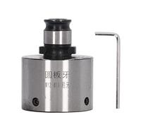 GT12 Thread Die Chuck for Lathe, 19mm OD Carbon Steel Tapping Chuck with Fast - Change Design, Compatible with M12 M14 Dies, for Tapping Machines and Milling Machines (Dientes Gruesos)