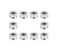 GT2 20 Polea Sin Dientes 5Mm Correa Dentada de Aluminio Polea Loca para Impresora 3D Correa de SincronizacióN de 6 Mm de Ancho (Paquete de 10 Piezas)