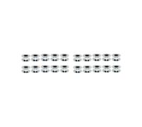 GT2 20 Polea Sin Dientes 5Mm Correa Dentada de Aluminio Polea Loca para Impresora 3D Correa de SincronizacióN de 6 mm de Ancho (Paquete de 20 Piezas)