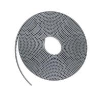 GT2 correa de conteo de tiempo abierto 2GT 2M PU con núcleo de acero ancho 5/6/90mm síncrono 1 Uds(20 meter,PU-BLACK_5MM)