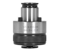 GT24 - ISO - Pinza de roscar M8, soporte de mandril de roscar de cambio rápido para fresado CNC, herramienta de roscado eléctrica de acero de alta velocidad con tamaño de macho de