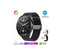 (GT3 ProBlack Mesh Belt) Reloj inteligente Huawei NFC compatible con adultos GT3 Pro, pantalla HD de