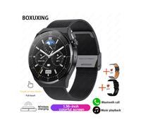 (GT3 ProBlack Web Belt) 2025 Nuevo reloj inteligente GT3 Pro NFC para adultos Pantalla HD de 390*390 Frecuencia