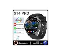 (GT4 PRO MaxBlack) Compatible con Huawei GT Series Smart Watch Adultos Seguimiento GPS NFC Pantalla