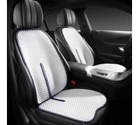 GTALIJHN Cojines Asientos De Coche para Renault Captur Capture Captur S Clio Clio 4 Clio 4 S Clio 5, CojíN Asiento Delantero Cojín Fundas Conductor Transpirable Protector Accesorios Interior,White