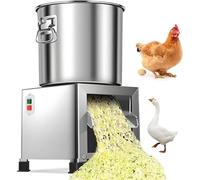 GTATBTG Picadora eléctrica de alimentación de verduras y aves de corral de 1800 W, corte rápido a 3500 RPM, alimentación eficiente para pollos, patos y cerdos