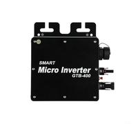 GTB-400 Smart 400W Inversor Solar Seguimiento eficiente Aleación de aluminio DC 20-50V Seguridad mejorada WiFi Aplicación Monitoreo Flexible Expansión