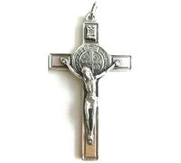 GTBITALY 10.266.30 - Cruz de San Benito modelo económico, 8 cm, con anilla, para exorcismo