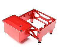 GTBRacing Caja receptora de montaje servo de aluminio CNC para 1:5 RC Car LOSI Desert Buggy DBXL-E 2.0 Pieza de actualización (rojo)