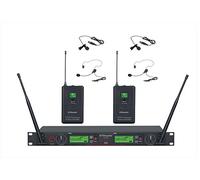 GTD Audio 2 x 800 canales UHF Diversidad inalámbrico Hand-Held/Lavalier/Headset micrófono sistema de micrófono