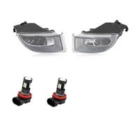 Gtdtixc Faro Antiniebla Para Toyota Para Land Para Cruiser Para Prado 120 2002-2009 Lentes Transparentes Faros Antiniebla(Led)