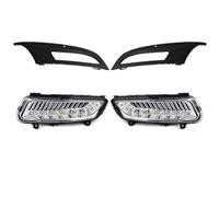 Gtdtixc Faro Antiniebla Para VW Para Polo Para MK8 6R 2011-13 Luz Frontal Parachoques Marco Alambre 6RD 941 699 6RD 941 700 Lámpara Niebla Led Coche DRL(LED and cover)