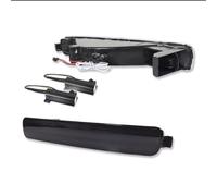 Gtdtixc Faro Principal Para Accord 2D Coupé/4D Sedan Color Blanco/ámbar Luces Circulación Diurna Secuenciales Intermitentes 96-97 Luces Circulación Diurna Luces Antiniebla(Black lens)