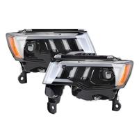 Gtdtixc Faro Principal Para Jeep Para Grand Para Cherokee Parachoques Delantero Luces Antiniebla LED DRL Luces Carretera Bajas 2x Faros Delanteros Coche Luces Antiniebla