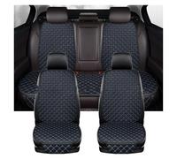 Gtdtixc Funda de Asiento Cojín para Asiento De Cuero PU para Toyota para Auris para Avensis para Crown para 4Runner para Harrier FJ para Cruiser(Black Blue 5 Seat)