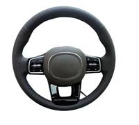 Gtdtixc Protector Volante Coche para Kia para Carnival IV 2021 2022 2023 para Volant Coche Envoltura Dirección Cubierta Trenzada Personalizada Volante Coche(Green Thread)
