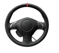 Gtdtixc Protector Volante Coche para Subaru para Forester 2008-2012 para Impreza 2008-2011 para Legacy 2008-2010 para Exiga 2009 Cubierta Trenzada Volante Coche(Black Thread)