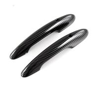 GTDTKGANAK 2 Pegatinas Negras Para La Ma Para Interior De Puerta Para Y Para Mini Para Cooper S (F54, F55, F60, F56, F57). Diseño Del Coche Manija Techo Interior Automóvil( Carbon With Hole)