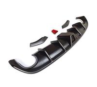 GTDTKGANAK Alerón Trasero Alerón Trasero para VW para Scirocco R 2015-2017, Difusor Trasero, Parachoques, Kit De Carrocería, Divisor, Accesorios De Lámpara Alerones Traseros para Coche(Matt Black)