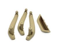 GTDTKGANAK Juego De 4 Cubiertas Para MaNinjas Puertas Interiores Coche Para X3 X4 F25 F26 2010-2016 LHD RHD Manija Techo Interior Automóvil(Rhd Beige Set)