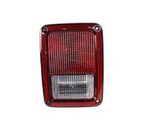 GTDTKGANAK Luz de freno Para Jeep para Wrangler JK 2007 2008 2009 2010-2017 Freno señal de giro inverso montaje de luz trasera lámpara conjuntos de luces traseras de coche(Left)