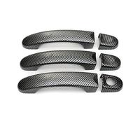 GTDTKGANAK Manijas exteriores para puertas de coche Cubierta de Para de puerta de coche Para Vw T5 Transporter 2003-2015 y T6 2015+, decoración exterior( 6pcs 3 Door Carbon)