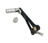 GTDTKGANAK Palanca de cambios plegable y ajustable para Z800 para Z900 Z1000 Z1000R Z1000SX para Z900RS para Z900RS para Café 2010-2019 2018 Cambio Engranaje Palanca Moto(Silver)