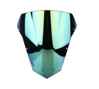 GTDTKGANAK Parabrisas de Moto Parabrisas Doble Burbuja para Motocicleta para FZ6 S2 600, FZ-6, FZS600 para Fazer FZ 6 (2003-2007, 2008). Protector De Deflector de Viento(Iridium)