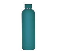 Gteller Frasco de vacío de boca estrecha de acero inoxidable 18/8 de doble pared, botella de agua deportiva térmica que mantiene el calor y el frío (750 ml, azul)