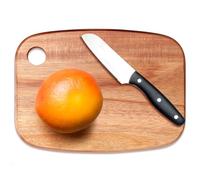 Gtencemen Pequeñas tablas de cortar de madera de acacia para cocina con colgar, mini tabla de cortar de madera para verduras, frutas, pan, carne, sin BPA, 9.6 x 6.5 pulgadas
