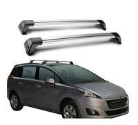 GTFRFD 2pcs Aluminium Car Roof Rack Bars para Peugeot 5008 2009 2010 2011 2012 2013 2014-2017 Country Barras Laterales rieles Cruzados portaequipajes