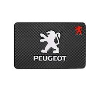 GTFRFD Alfombrillas Antideslizantes para salpicadero de Coche para Peugeot 207 2009-2022 Accesorios Interiores con Emblema Antideslizante Teléfono móvil,A