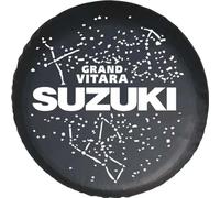 GTFRFD Funda Rueda Repuesto para Suzuki Grand Vitara XL-7 Samurai Sidekick SX4 al Polvo y a la Humedad Neumático Bolsa de Almacenamiento Funda Protecto,H 15in