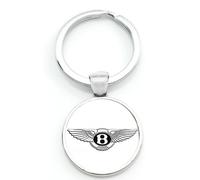 GTFRFD Llavero de Coche, para Bentley Bentayga Continental Flying Spur Auto Llavero Reemplazo de Accesorio Hombres Mujeres Regalos de Coche Elegantes y prácticos