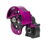 GTFRUQAS Kit Actualización RC para Axial para SCX10 II SMT10 VS4-10 D90 1/10 Transmisión De Metal De 3 Engranajes Juego De Caja Cambios AX10 RC para Rock Crawler Elemento Actualización Chasis(Purple)
