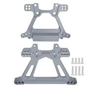 GTFRUQAS Kit Actualización RC para Traxxas BL-2S Y para Slash 4x4 4WD 1/10 1 Juego De Piezas De Repuesto para Amortiguadores Delanteros Y Traseros De Aleación De Aluminio para Coche RC(Silver)