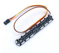 GTFRUQAS RC Coche Faros Delanteros para Tamiya para Volvo F16 56362 750 8X4 1/14 Luz De Advertencia Luces De Ingeniería Camión RC Grúa Pesada Coche Actualización Accesorios Piezas De Repuesto