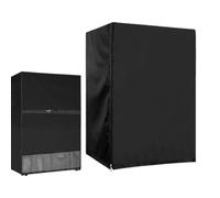 GTFYUDGH 56 x 58 x 86 cm cubierta para frigorífico exterior, cubierta vertical para congelador, cubierta de polvo negra impermeable, para proteger congeladores verticales/refrigeradores de bebidas