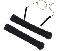 GTFYUDGH Almohadillas para Gafas - Almohadillas de Agarre para Gafas de Tejer | Almohadillas elásticas para anteojos Antideslizantes, Cojines cómodos, Funda para Puntas de Sien, Accesorios para