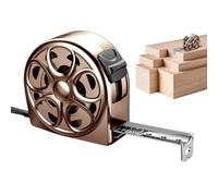 GTFYUDGH Cinta Métrica De Acero Inoxidable | Regla Con Bloqueo Instantáneo Y Diseño Hueco | Herramienta De Medicion Anticaída Práctica Para Hogar Construcción Carpintería Industrial
