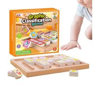 GTFYUDGH Juego de Clasificación y Correspondencia - Desarrollo del Pensamiento Lógico Interactivo - Juego Educativo de Clasificación Temprana - para Niños Y Niñas En Casa Aula Viaje Guardería