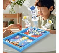 GTFYUDGH Juego De Mesa De, Juguetes Educativos Interactivos para Aprender, Juego de Mesa Saltarín de Astronauta para Padres e Hijos, para Niños Familia Hogar Preescolar Viaje Sala de Juegos Interior